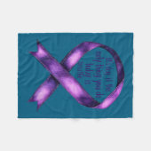 Sunflower Suicide Awareness  Fleece Deken (Voorkant (Horizontaal))