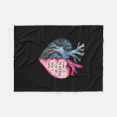 Sunflower Suicide Awareness  Fleece Deken (Voorkant (Horizontaal))