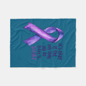 Sunflower Suicide Awareness  Fleece Deken (Voorkant (Horizontaal))