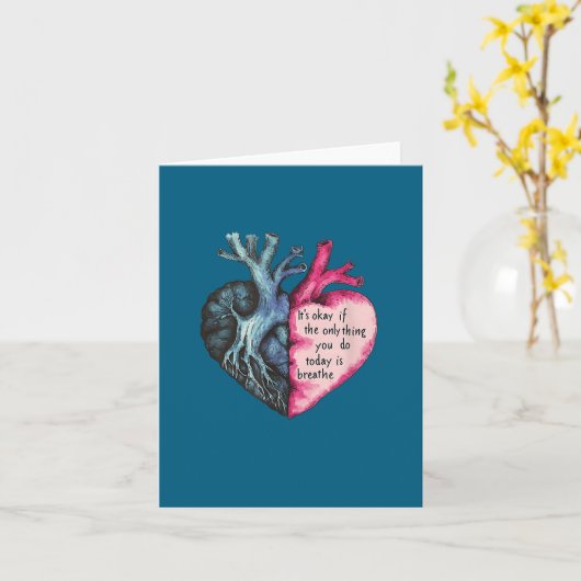 Sunflower Suicide Awareness  Kaart (Gele Bloem)