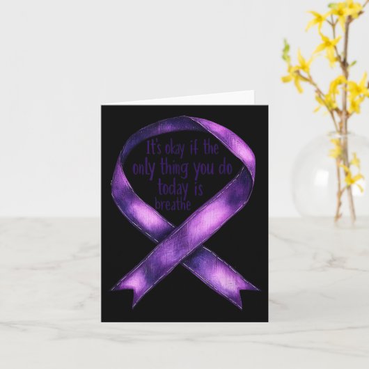 Sunflower Suicide Awareness  Kaart (Gele Bloem)