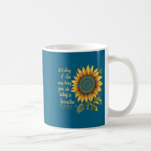 Sunflower Suicide Awareness Koffiemok (Rechts)