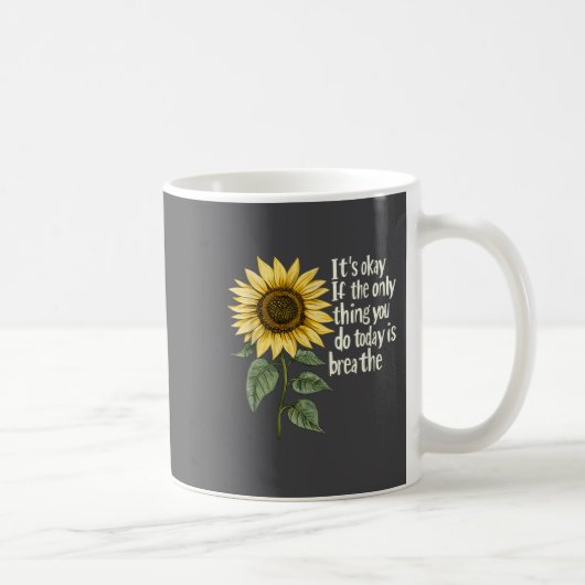 Sunflower Suicide Awareness Koffiemok (Rechts)