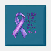 Sunflower Suicide Awareness  Magneet (Voorkant)