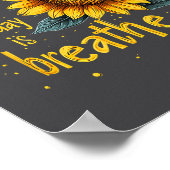 Sunflower Suicide Awareness  Poster (Hoek)