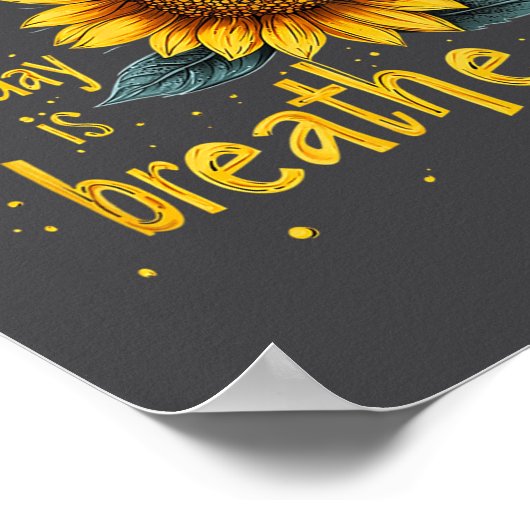 Sunflower Suicide Awareness  Poster (Hoek)