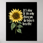 Sunflower Suicide Awareness  Poster (Voorkant)