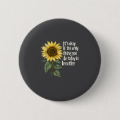 Sunflower Suicide Awareness  Ronde Button 5,7 Cm (Voorkant)
