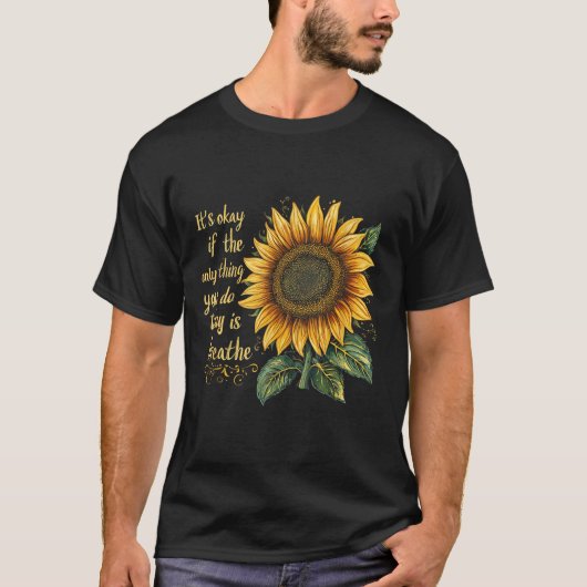 Sunflower Suicide Awareness T-shirt (Voorkant)