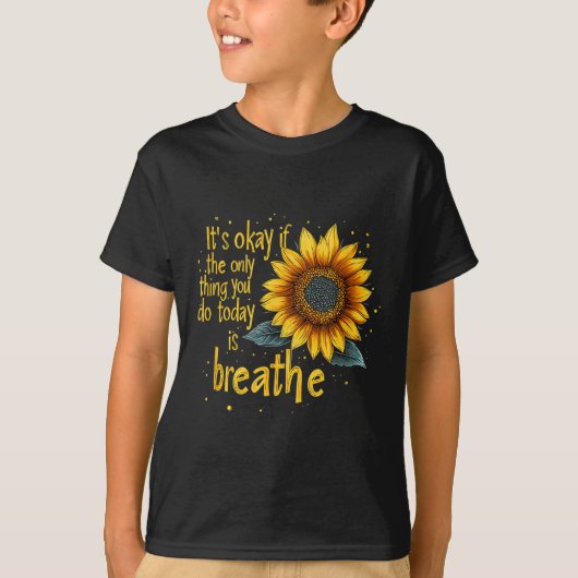 Sunflower Suicide Awareness  T-shirt (Voorkant)