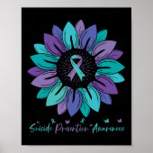 Sunflower Suicide Prevention Awareness Month Poster (Voorkant)