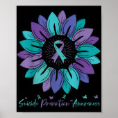 Sunflower Suicide Prevention Awareness Month Poster (Voorkant)