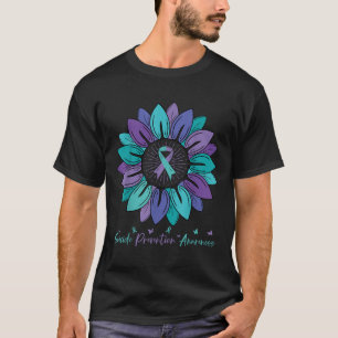 Sunflower Suicide Prevention Awareness Month T-shirt