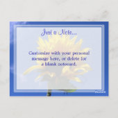 Sunflower Sunrise Unlined Notes Kaart (Achterkant)