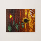 Sunflower Sunset Puzzles Legpuzzel (Horizontaal)