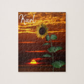 Sunflower Sunset Puzzles Legpuzzel (Verticaal)