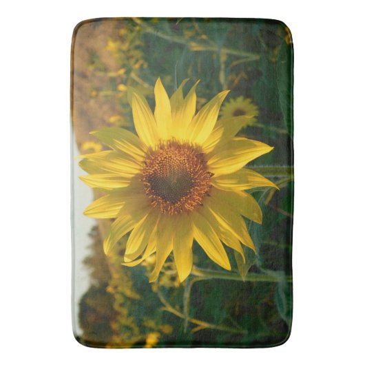Sunflower Sunshine Badmat (Voorkant Verticaal)