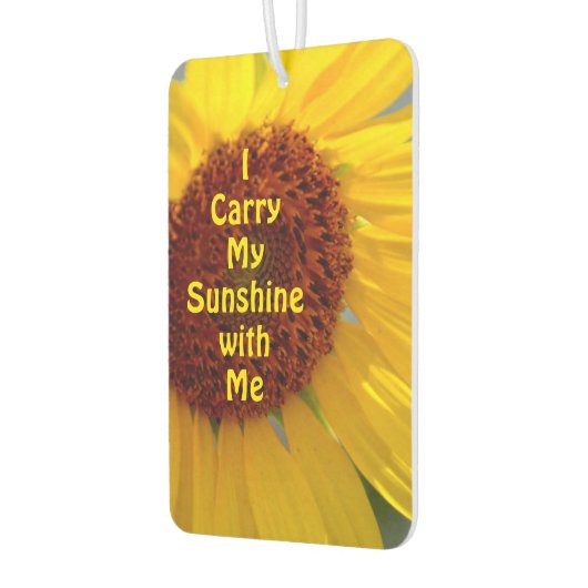 Sunflower Sunshine Bold Bright auto Luchtverfrisser (Links)