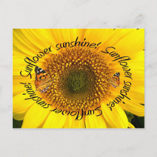 SUNFLOWER SUNSHINE ~ Briefkaart
