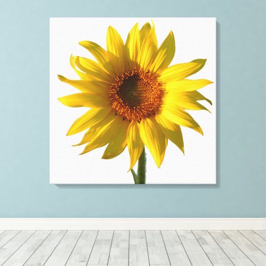 Sunflower Sunshine Canvas Afdruk (Insitu (Houten vloer))