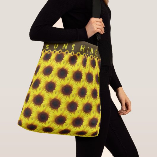 Sunflower Sunshine Large Carry all Crossbody Tas (Dichtbij)