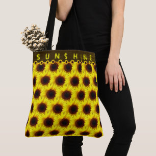 Sunflower Sunshine Large Carry all Tote Bag
