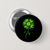 Sunflower Support Warrior Be Kind Geestelijke Gezo Ronde Button 5,7 Cm (Voorkant /achterkant)