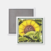 'Sunflower Surprise' magneet (Voorkant / Achterkant)