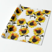 Sunflower Symphony Cadeaupapier (Uitgerold)