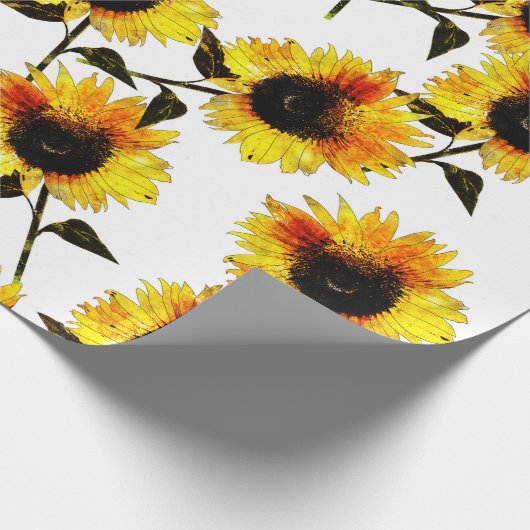 Sunflower Symphony Cadeaupapier (Hoek)