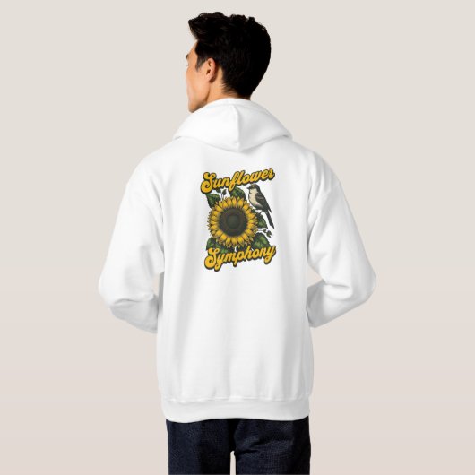 Sunflower Symphony T-Shirt (Achterkant volledig)