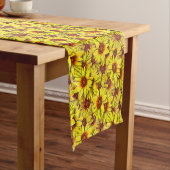 Sunflower Table Runner Korte Tafelloper (Voorbeeld)