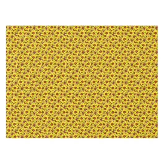 Sunflower Tablecloth Tafelkleed (Voorkant (Horizontaal))