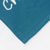 Sunflower Teal Purple Ribbon Suicide Prevention Aw Fleece Deken (Hoek)