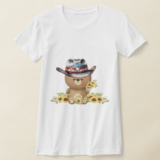 Sunflower Teddy Bear T-shirt (Laagn)