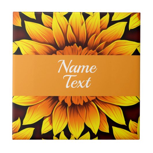 Sunflower Tegeltje (Voorkant)