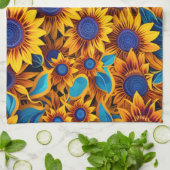 Sunflower Theedoek (Gevouwen)