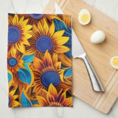 Sunflower Theedoek (Quarter Fold)