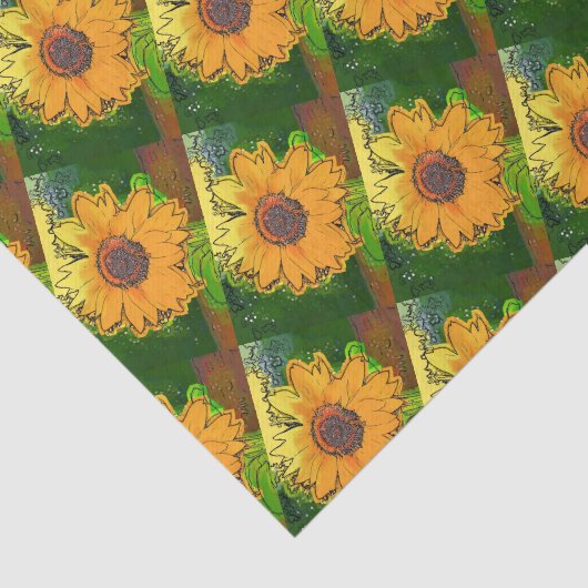 SUNFLOWER TISSUEPAPIER (Detail)