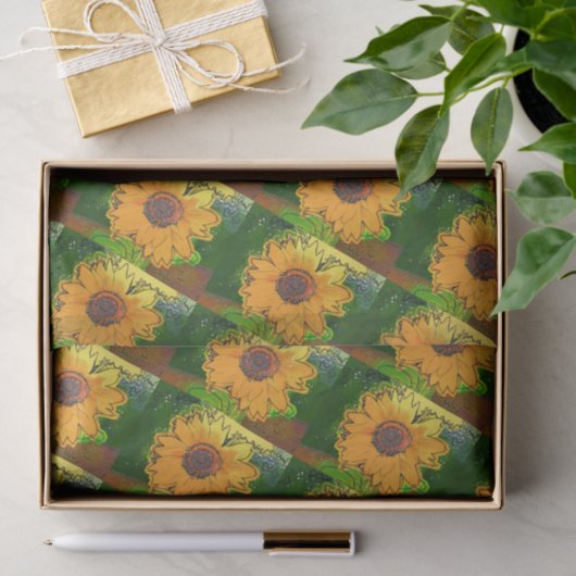 SUNFLOWER TISSUEPAPIER (Geschenk)