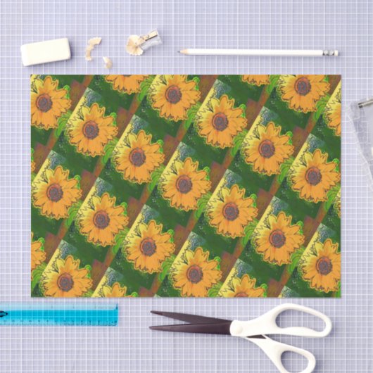 SUNFLOWER TISSUEPAPIER (Craft)