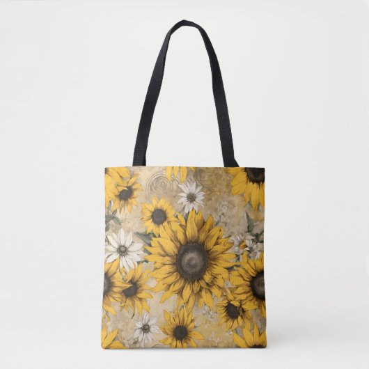 Sunflower Tote Bag (Voorkant)