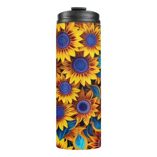Sunflower Travel Mug Thermosbeker (Voorkant)