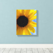 ~SuNFLoWeR TRio oN CaNVaS #1~ Afdruk (Insitu (Houten vloer))