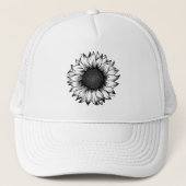 Sunflower Trucker Hat Pet (Voorkant)