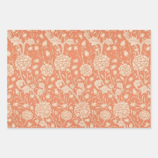 Sunflower Tulips Borage William Morris Inpakpapier Vel (Voorkant 2)