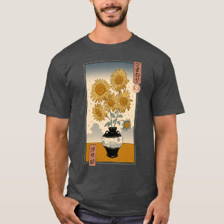 Sunflower Ukiyoe T-shirt