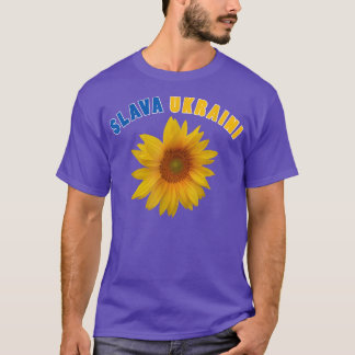 Sunflower Ukraine A Slava Ukraine T-shirt