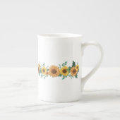Sunflower Ukraine Support Soup Mug Porselein Kop (Rechts)