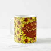 Sunflower Valentine's Day Mug Koffiemok (Voorkant links)